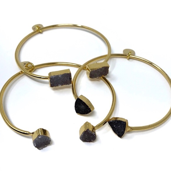 ▵ NEW ▵  Druzy Bangle Bracelet - Picture 8 of 8